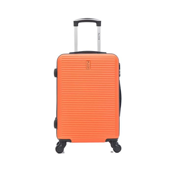 CELIMS FRANCE - Laukku Cabine 55x35x25 Viikonloppu | Laukku Cabine EasyJet 55cm | Laukku ABS | Integroitu Lukko | Oranssi Orange