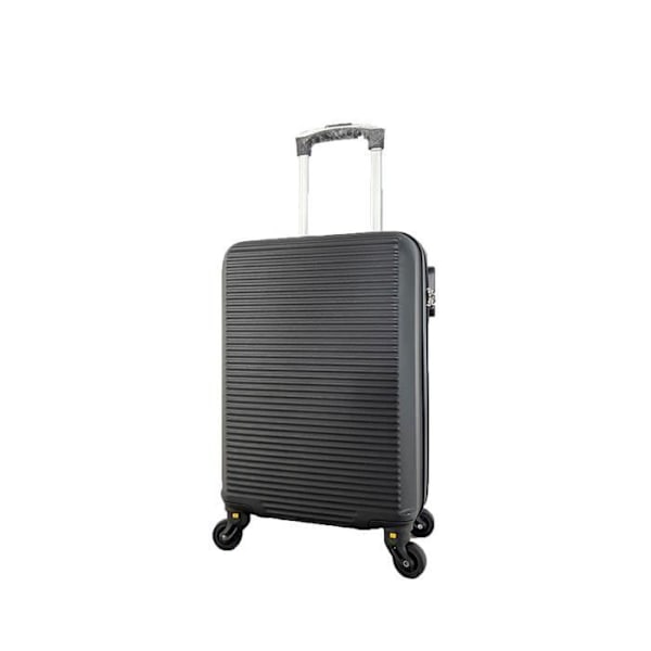 CELIMS FRANCE - Kabine Kuffert med Aftagelige Hjul | Kabine Kuffert 45x36x20 Easyjet | ABS | Let og Stiv | Sort Svart