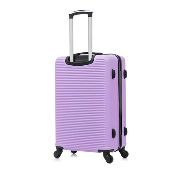 CELIMS FRANCE - Resväska Mellanstorlek 65cm | Weekendväska | ABS | 4 hjul 360° | Inbyggt lås | Lila Lila