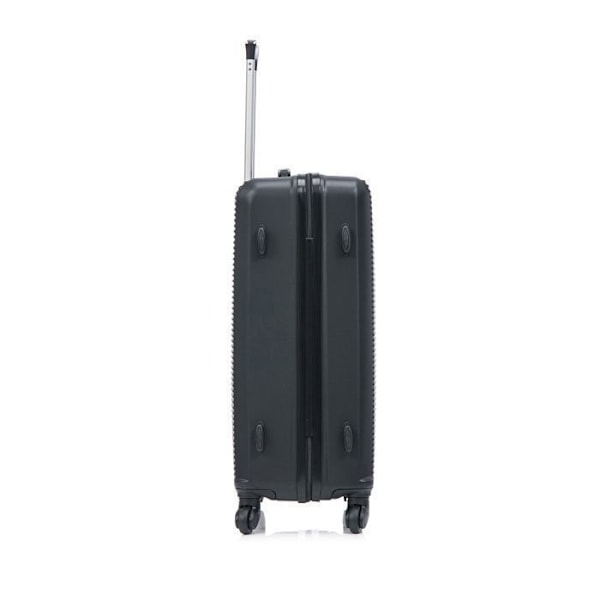 CELIMS FRANKRIG - Weekend Kabine Kuffert 55x35x25 | EasyJet Kabine Kuffert 55cm | ABS Kuffert | Indbygget Lås | Sort Svart