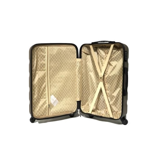 CELIMS - Medium Weekend matkalaukkusetti, jossa vanity / hygienialaukku 35cm | Pitokoko 20kg 65cm | Samppanja Champagne