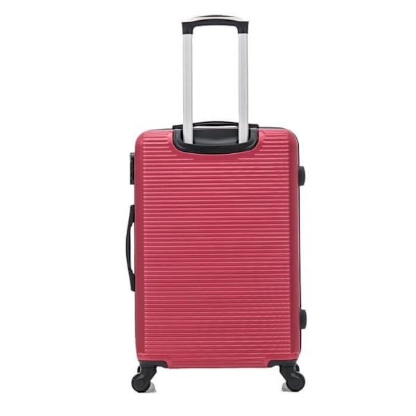 CELIMS FRANCE - Med Resväska 65cm | Weekendväska | ABS | 4 hjul 360° | Inbyggt lås | Bordeaux Bordeaux