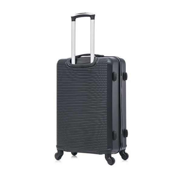 CELIMS FRANKRIG - Weekend Kabine Kuffert 55x35x25 | EasyJet Kabine Kuffert 55cm | ABS Kuffert | Indbygget Lås | Sort Svart