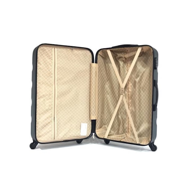 CELIMS FRANCE - Stor Kuffert Aerowave | Størrelse 23kg | 75cm | Indbygget Lås | ABS | Grøn Grön