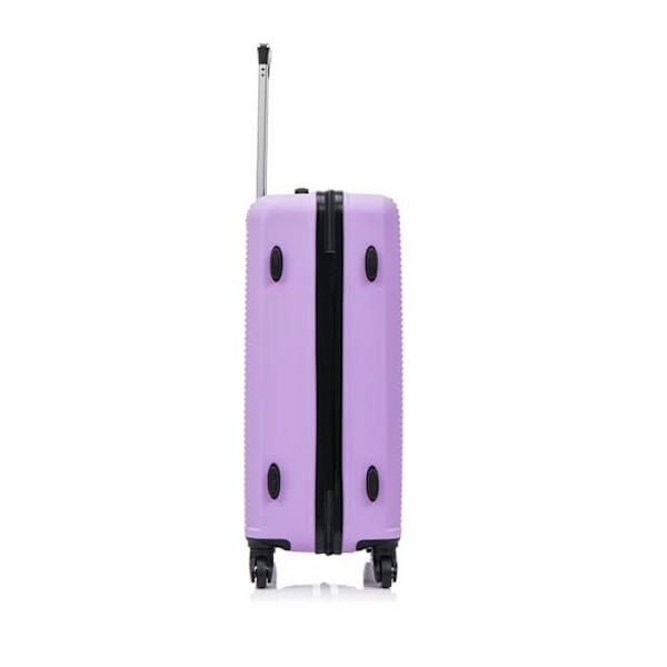 CELIMS RANSKA - Keskikokoinen Matkalaukku 65cm | Viikonloppumatkalaukku | ABS | 4 kääntyvää pyörää 360° | Integroitu lukko | Violetti Lila