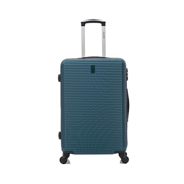 CELIMS FRANCE - Medium Bag 65cm | Weekend Bag | ABS | 4 hjul 360° | Inbyggt lås | Grön Grön