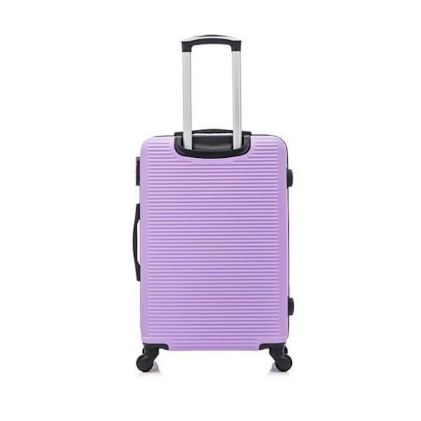 CELIMS RANSKA - Keskikokoinen Matkalaukku 65cm | Viikonloppumatkalaukku | ABS | 4 kääntyvää pyörää 360° | Integroitu lukko | Violetti Lila