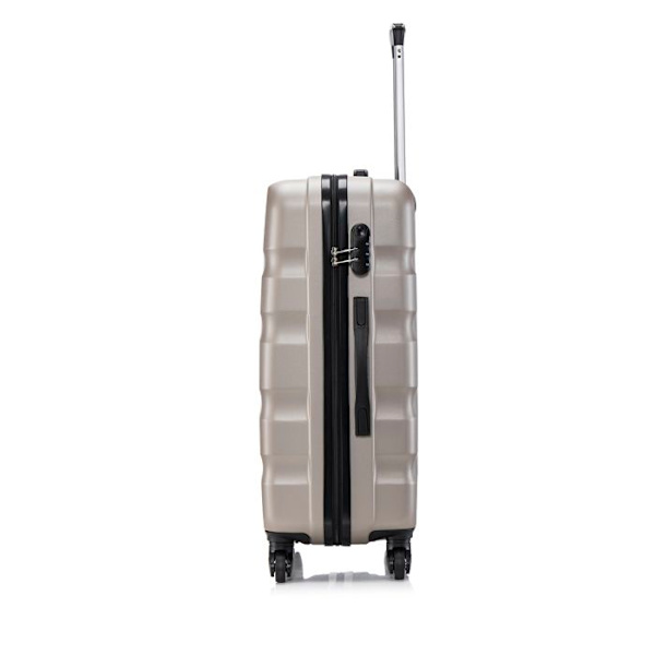 CELIMS FRANCE - Mellanstor resväska 65 cm Aerowave | ABS | 4 hjul 360° | Inbyggd lås | Champagne Champagne