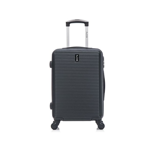 CELIMS FRANKRIG - Weekend Kabine Kuffert 55x35x25 | EasyJet Kabine Kuffert 55cm | ABS Kuffert | Indbygget Lås | Sort Svart