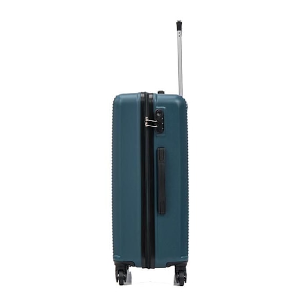 CELIMS FRANCE - Medium Bag 65cm | Weekend Bag | ABS | 4 hjul 360° | Inbyggt lås | Grön Grön