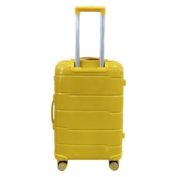 CELIMS FRANCE - Med Resväska i Polypropylen | Bagage Storlek 65cm | TSA | Med Resväska i Polypropylen | Gul Gul