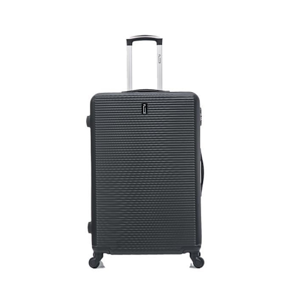 CELIMS RANSKA - Suuri Matkalaukku 75cm Viikonloppu | Matkalaukku 23kg | Integroitu Lukko | ABS | Musta Svart