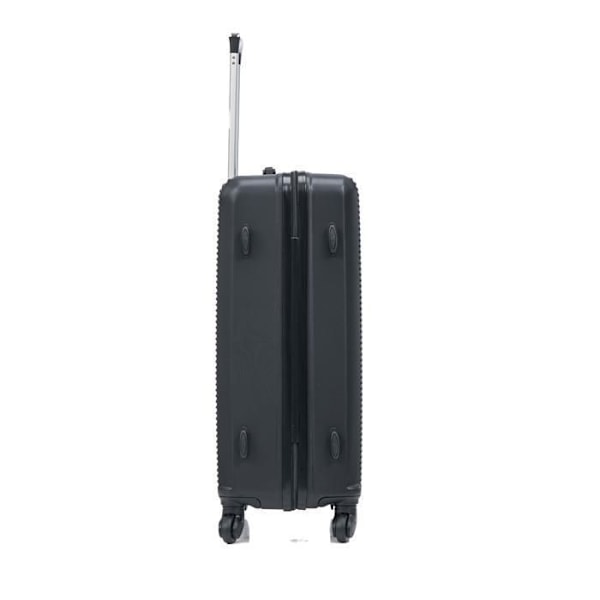 CELIMS FRANKRIG - Mellem Størrelse Kuffert 65cm Aerowave | ABS | 4 hjul 360° | Indbygget Lås | Sort Svart