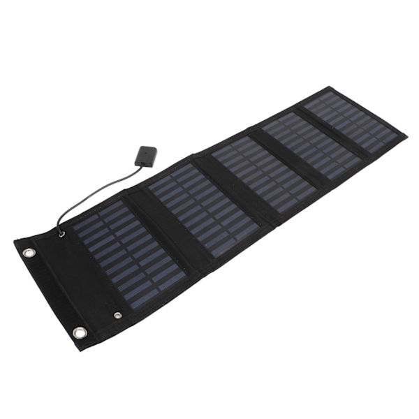 Bärbar solpanelladdare 5,5V 25W - Perfekt för bärbara datorer, bilbatterier, vagnar, bussar och fartyg