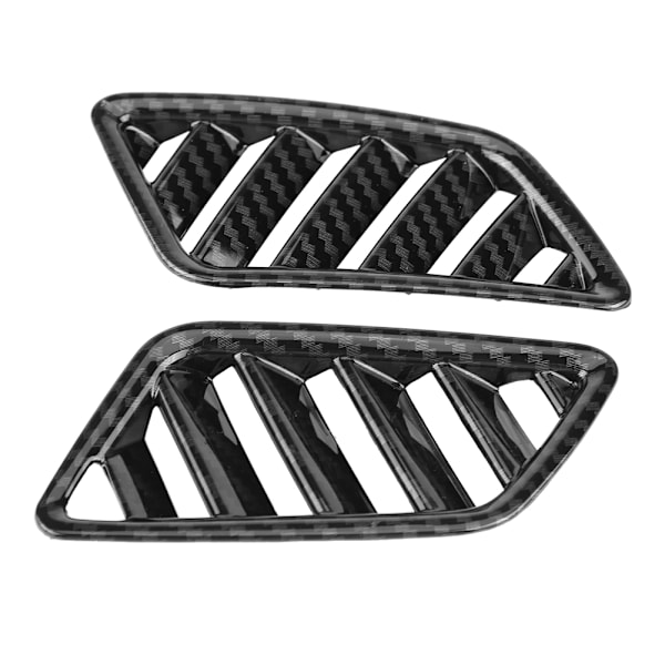 2 stk. Indvendig Øvre Luftventil Udgangsdæksel Trim til Mitsubishi Eclipse Cross 17-18 Kulfiber