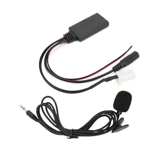 Mikrofonadapter AUX Audio Wire Bluetooth 5.0 Ersättning för Nissan Sylphy/Tiida/Qashqai/Genisra/Jimny