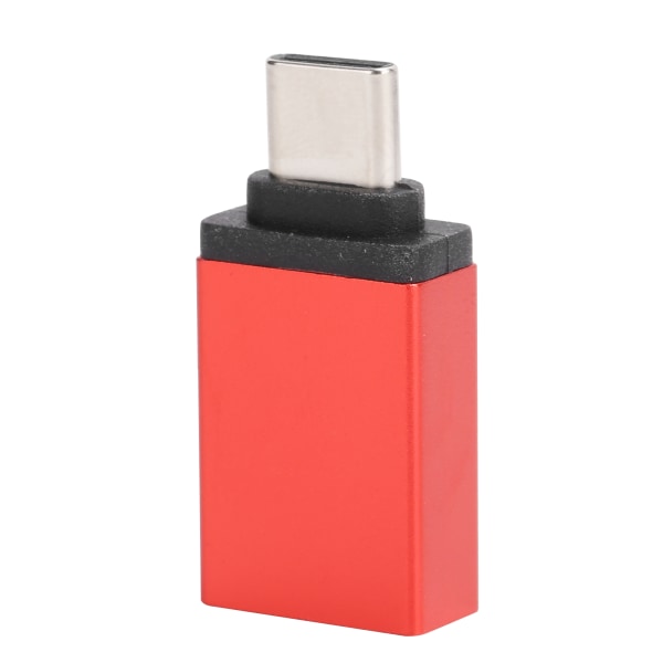 C-tyypin sovitinmuunnin matkapuhelinkannettava USB pikalataus tietokoneen lisävarusteet (ruusunpunainen)
