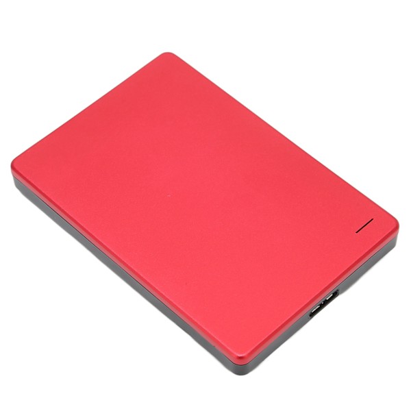 2.5in Röd Extern HDD 6Gbps Överföring Portabel Extern HDD Aluminiumlegering PCB USB3.0 Hårddisk för Windows för OS X 160GB