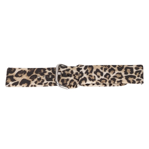 Mjuka Silikonband för Amazfit GTR 3 22mm Justerbara Snabbspännes Silikonarmband Leopardmönster