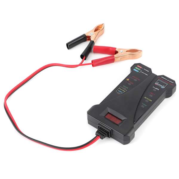 12V Digital Batteritestare Laddningssystem Analysator Spänning Generator Utgångstest med LCD-display