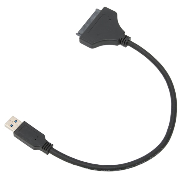 USB til SATA-adapter 6 Gbps overføringshastighet ABS for 2,5 tommer 7‑15 mm HDD SSD med LED-indikator for Windows