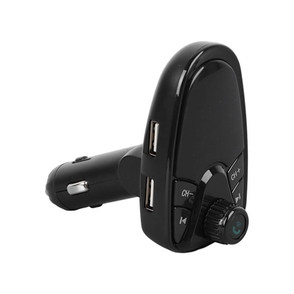 USB Biloplader Stor Skærm Dobbelt USB-Port Hurtig Opladning Håndfri Opkald FM-Transmitter Bluetooth MP3