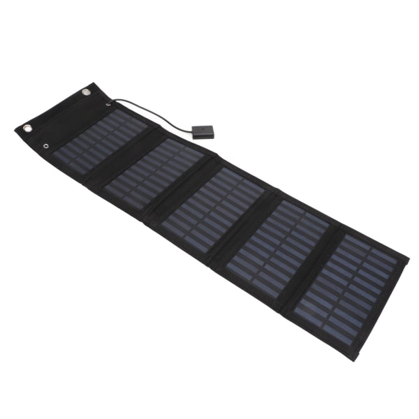 Bærbar solpaneloplader 5,5V 25W - Perfekt til bærbare computere, bilbatterier, vogne, busser og skibe