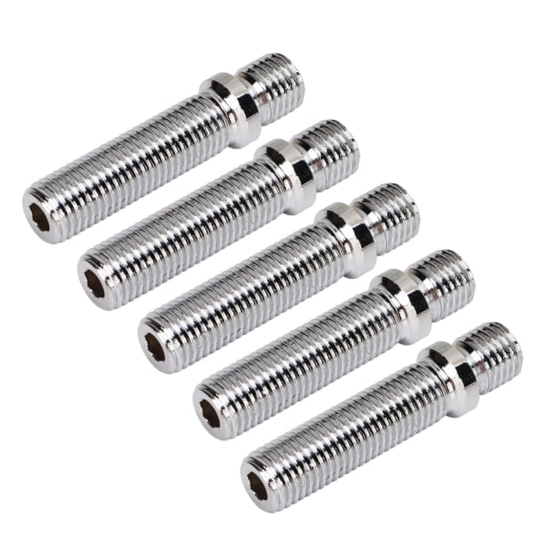 20 kpl Jatketut pyöränpultit 58 mm pituus 41 mm varsi Teräs kylmätaottu autoihin M12x1.5 - M12x1.5