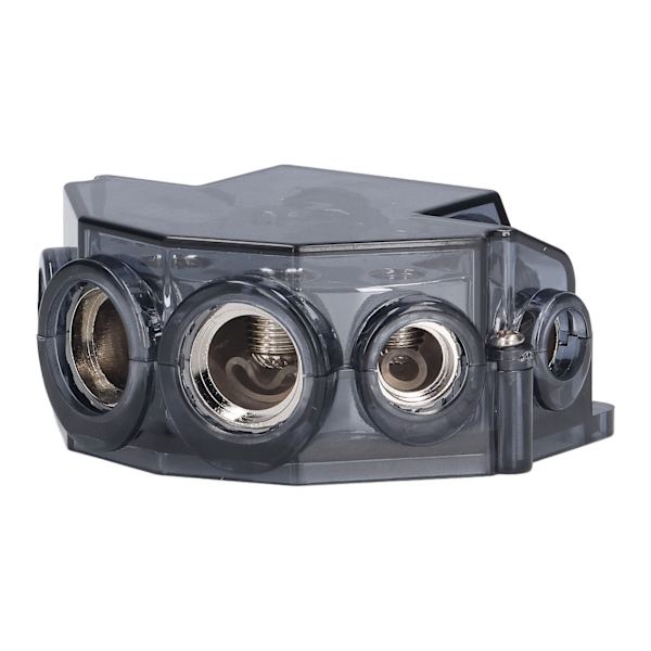 6-suuntainen sulakejakotukki maadoituskaapelin jakaja 0 Gauge sisään 2/4/8 Gauge ulos auton audio vahvistimelle