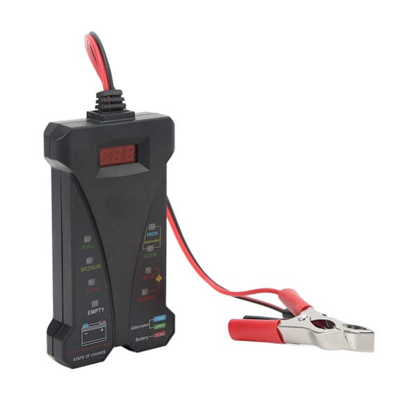 12V Batterikapacitetstestare Enkeltgränssnitt Laddningssystemanalysator Detektor Lastskanner Diagnostiskt Verktyg