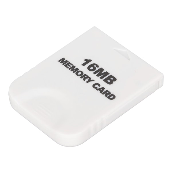 for Wii-minnekort Høyhastighets Plug and Play Hvitt spillminnekort for spillkonsolltilbehør 16 MB (251 blokker)