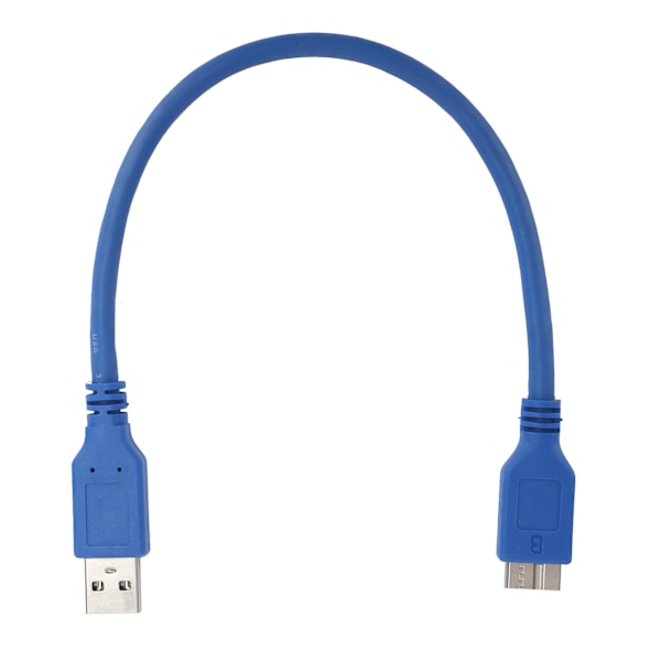 USB 3.0 ulkoinen kiintolevy kaapeli - 5 Gbps, sininen, 0,3 metriä