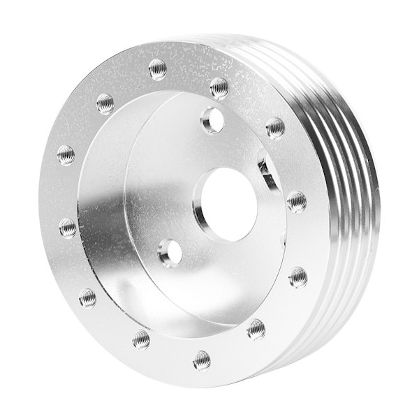 1-tommers rattnavavstandsstykke i aluminium for 5 6-hulls hjul til 3-hulls adapter (sølv)