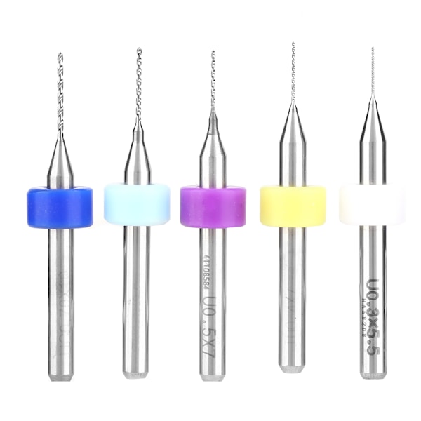 10 kpl / sarja 0,3-1,2 mm kovametalliset mikroporanteräsarja PCB CNC pyörivä poranterä