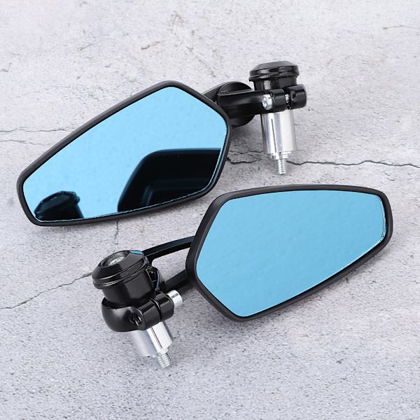 Universal Motorcykel Bakspiegel - 2 stk. 7/8in Anti-Glare Styrende, 180 grader justerbar