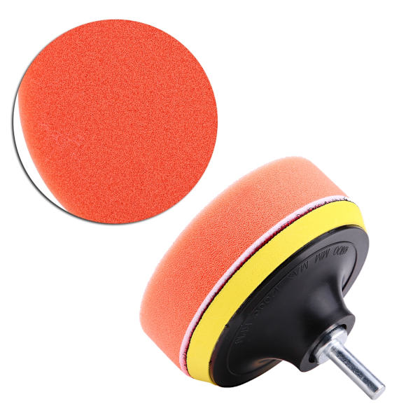 Sienipolerinpad-setti autokiillotukseen - 8 kpl 4 tuumaa adapterilla