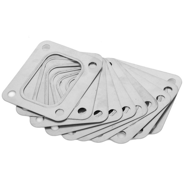 Turbo T4 Flenspakning Rustfritt Stål 4 Bolthull Separat Type Metallisk Knusestil