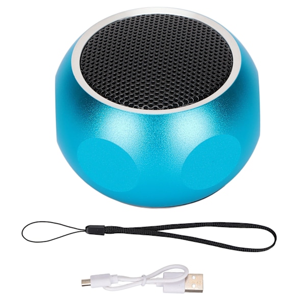 Mini-kokoinen kannettava Bluetooth-kaiutin, söpö pieni langaton kaiutin narulla suihkuun, pyöräilyyn, autoon ja matkoille