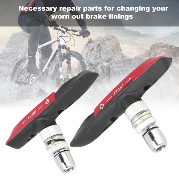 1 Par Bike V-Bremsesko Bremsesko Mountain Bike Bremsesystem Puder Hud til MTB-959V