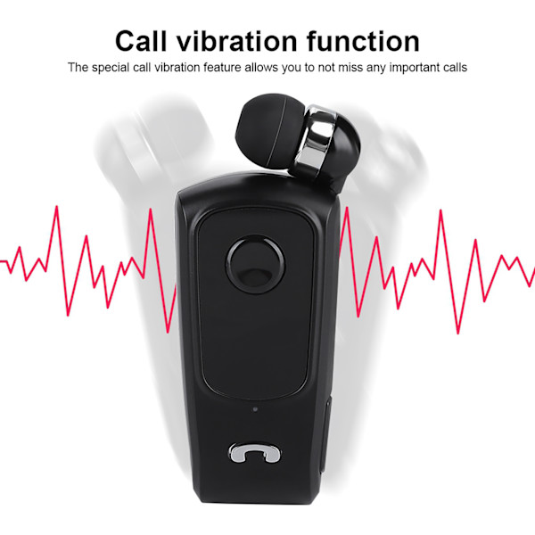 Fineblue F920 Bluetooth Sports Headset - Indbygget handsfree-hovedtelefon (sort)