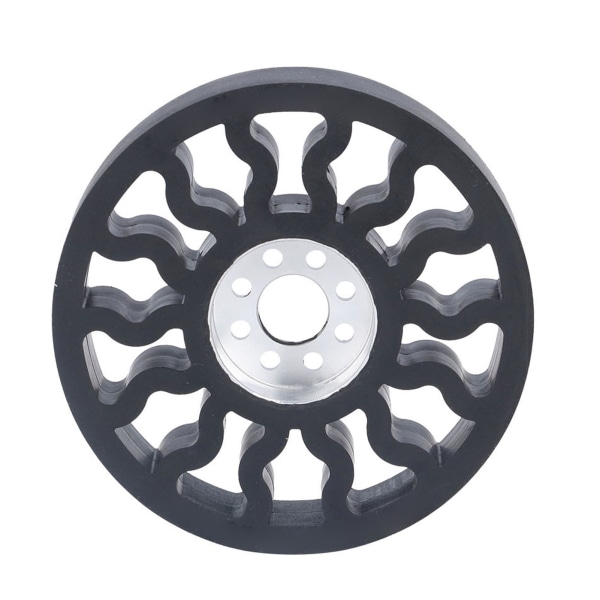 Car Wheel Replacement Aluminum Hub Silicone Rubber Tire for Industrial Robot Accessories5613‑0014‑0096 96mm OD