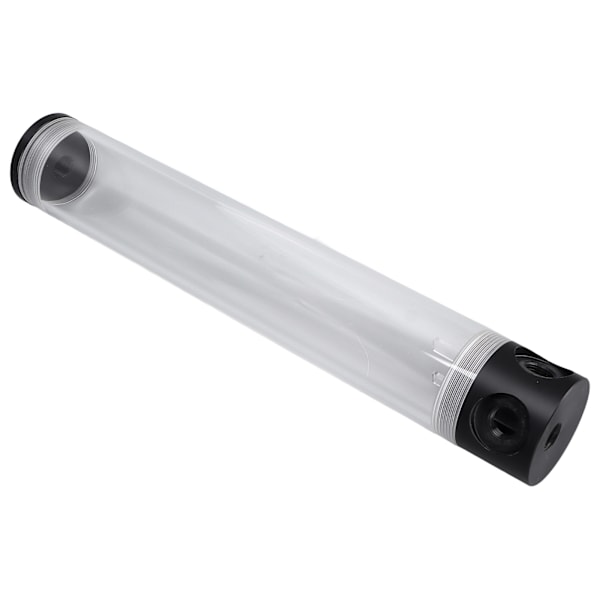Vandkølingsbeholder 300 mm/11,8 tommer Længde G1/4 tommer gevind Lav støj Cylindrisk Akryl Plastmateriale Køletank