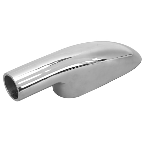 Veneen kaiteen pohja käsijohteen suojakaide ruostumaton teräs 90 astetta hopea jahdille 25mm/0.98in