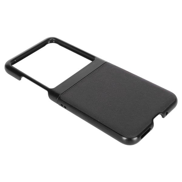 Flip Phone Case Nahkainen Täyssuoja putoamisen estävä Naarmuuntumaton taitettava cover Motorola Razr 40 Ultra Black -puhelimelle