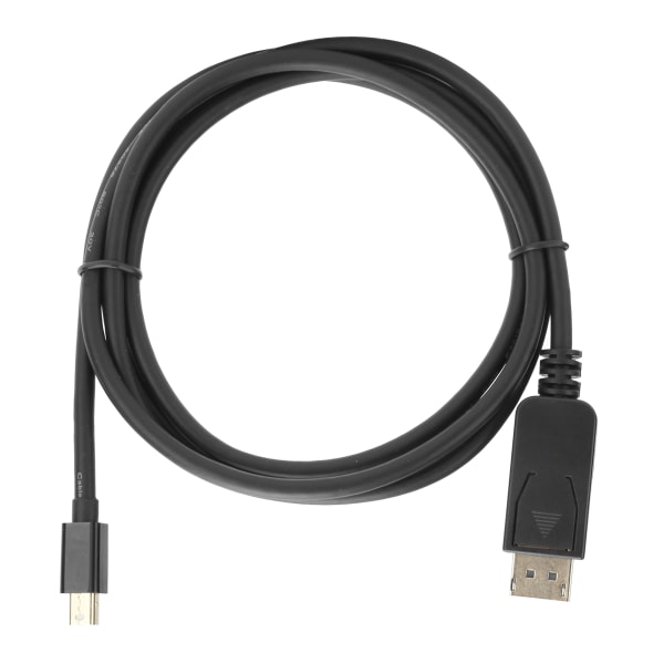 Mini DP til DP kabel sort ABS stik til OS X Computer Network Converter 4K ved 60Hz3 meter