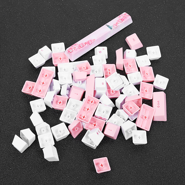 Cute Girl-Pattern Sublimation PBT Keycaps for Mechanical Keyboard (73 PCs)