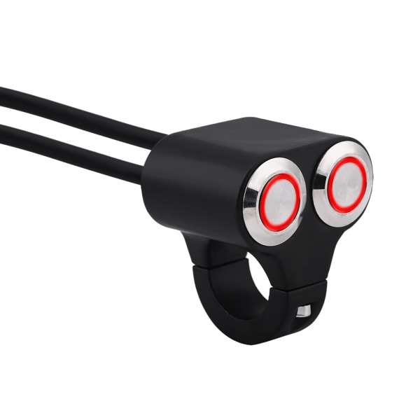 7/8 tommer 22 mm Motorcykel Styrkontakt Forlygte Bremse Tågelygte ON/OFF med Indikator Type D