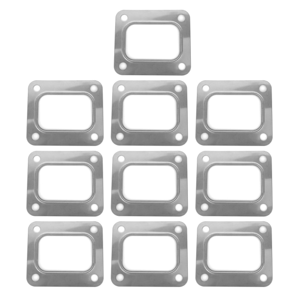 Turbo T4 Flenspakning Rustfritt Stål 4 Bolthull Separat Type Metallisk Knusestil