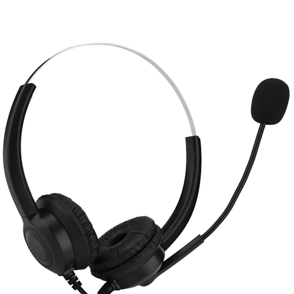 Mute-funktion USB Callcenter-headset med støjreducerende mikrofon