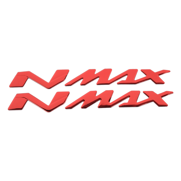 Par motorcykel emblem klistermærker 3-dimensionelle mærkater til Yamaha NMAX155 125Red